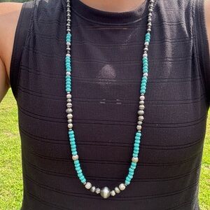 Faux Navajo Pearl Necklace